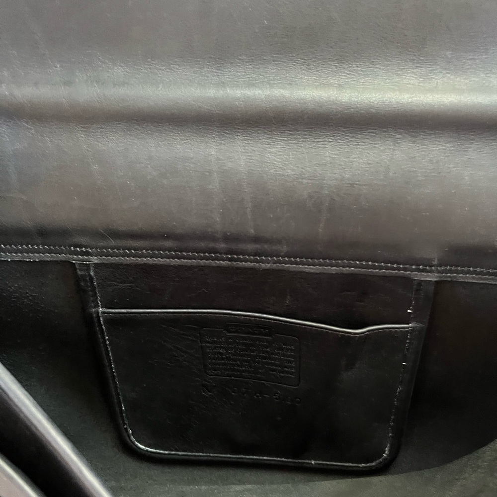 Classic Coach leather briefcase computer bag - Picture 5 of 5